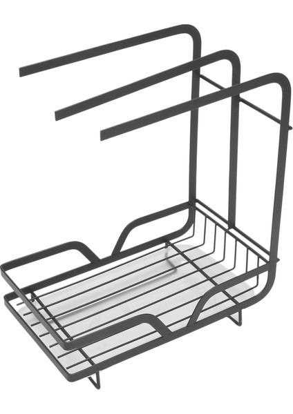 Santkuee Mutfak Süngeri Raf Havlu Kurutma Rafı Tutucu Lavabo Raf Organizatör Tepsi ile Mutfak Aksesuarları Depolama Organizatör-A (Yurt Dışından) indirimleri
