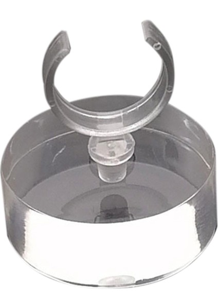 Santkuee Şeffaf Akrilik Halka Ekran Standı Takı Vitrin Halka Saklama Kutusu Fotoğraf Sahne Oval (Yurt Dışından)