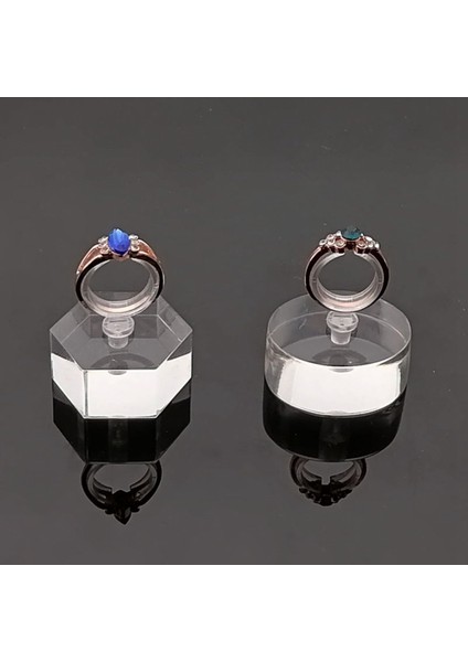 Santkuee Şeffaf Akrilik Halka Ekran Standı Takı Vitrin Halka Saklama Kutusu Fotoğraf Sahne Oval (Yurt Dışından) modelleri