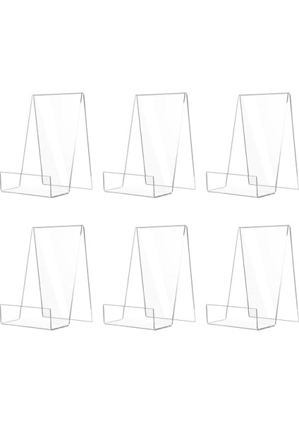 Santkuee 6pack Akrilik Kitap Standı Resim Albümleri, Kitaplar, Müzik Sayfalarını Görüntülemek Için Şeffaf Akrilik Ekran Şövale Tutucu (Büyük) (Yurt Dışından) fiyatları