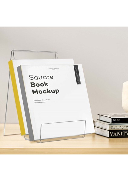 Santkuee 6pack Akrilik Kitap Standı Resim Albümleri, Kitaplar, Müzik Sayfalarını Görüntülemek Için Şeffaf Akrilik Ekran Şövale Tutucu (Büyük) (Yurt Dışından) fırsatları