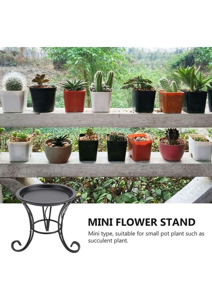 Santkuee Çiçek Metal Çiçek Standı, Avrupa Tarzı Balkon Zemin Bahçe Saksı Ekici Tutucu Dekor Bitki Rafı 2 (Yurt Dışından) fiyatları