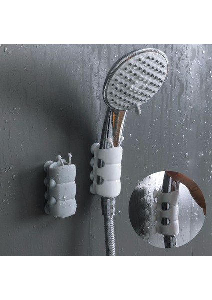 Santkuee Yumruksuz Duş Braketi Duş Başlığı Emme Başlığı Banyo Duş Rafı (Yurt Dışından) modelleri