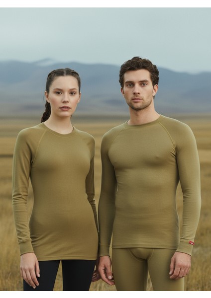 Unisex Termal Tişört 2. Seviye 9259 - Sahra Bej