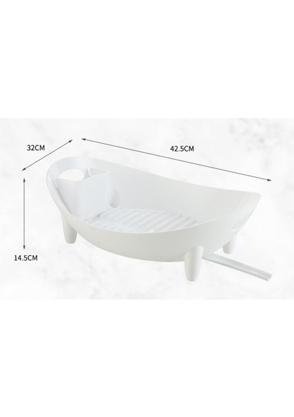 Santkuee Bulaşıklık Drenaj Rafları Drenaj Kuru Yemekleri Sofra Depolama Rafı Organizatör Raf Çatal Bıçak Takımı Damlalıklı Raf Kase Depolama Rafı (Yurt Dışından) fiyatları