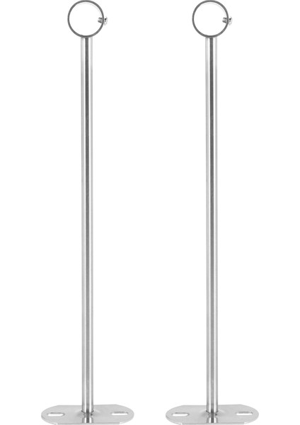 Santkuee Tavan Montaj Braketi, Gardırop Boru Braketi, 32MM Çap, Gardırop Çubuğu Kolu Destek Tutucu Boru Flanş Soketi 2 Adet (350MM) (Yurt Dışından)