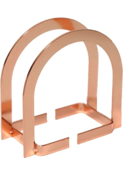 Santkuee Nordic Kapı Şeklinde Kağıt Havluluk Dikey Peçeteler Ev Ofislerde, Restoranlarda, Otellerde, Kafelerde Kullanılabilir (Gül Altın) (Yurt Dışından)