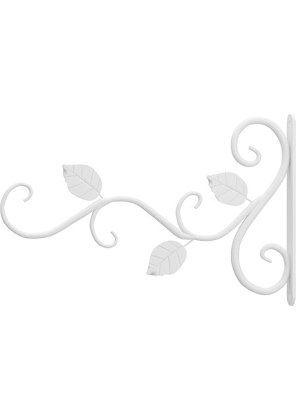 Santkuee Asılı Asılı Bitki Askıları Ev Bahçe Saksı Duvar Dekorasyonu Için Dış Duvar Kancaları Beyaz (Yurt Dışından)