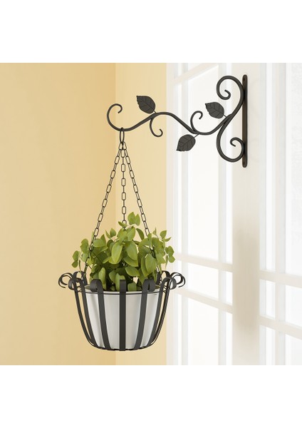 Santkuee Asılı Asılı Bitki Askıları Ev Bahçe Saksı Duvar Dekorasyonu Için Dış Duvar Kancaları Beyaz (Yurt Dışından) fırsatları