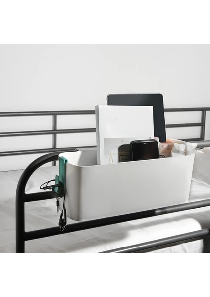 Santkuee Başucu Yatak Raf Cepler Depolama Tutucu Depolama Uzaktan Kumanda Cep Telefonu Şarj Yatak Oturma Odası Bathrorm Aksesuarları-B (Yurt Dışından) modelleri