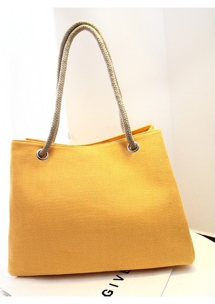 Pamuk Keten Nefes Alabilir Hasır Kanvas Büyük Boy Omu (Yurt Dışından)