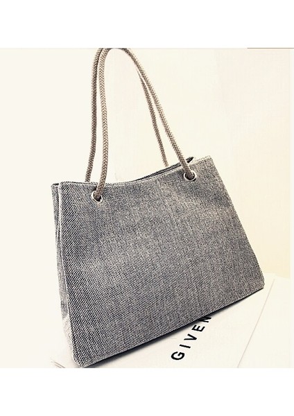 Pamuk Keten Nefes Alabilir Hasır Kanvas Büyük Boy Omu (Yurt Dışından)