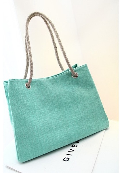 Pamuk Keten Nefes Alabilir Hasır Kanvas Büyük Boy Omu (Yurt Dışından)