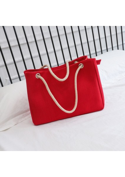 Pamuk Keten Nefes Alabilir Hasır Kanvas Büyük Boy Omu (Yurt Dışından)