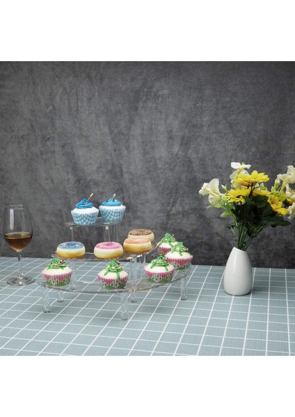 Santkuee 2 Adet Şeffaf Çıkarılabilir Akrilik Kek Ekran Standı Parti Yuvarlak Kek Tutucu Düğün Doğum Günü Partisi Dekorasyon (Yurt Dışından) indirimleri