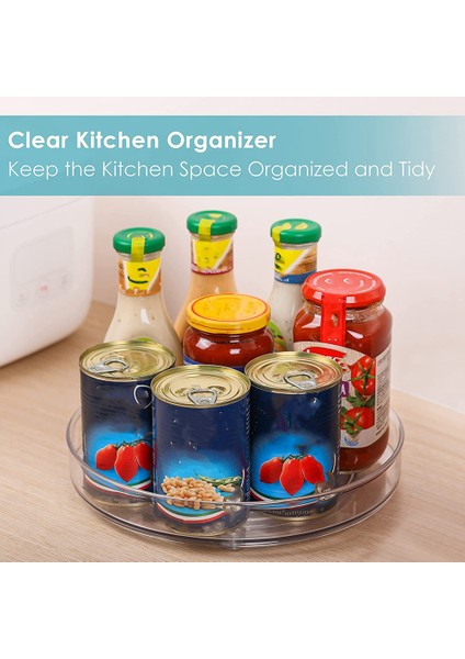 Santkuee Temizle Tembel Organizatör, Dolaplar Için Döner Tabla Baharat Rafı Mutfak, Banyo, Kiler Organizasyonu ve Depolama, 9 Inç (Yurt Dışından) modelleri