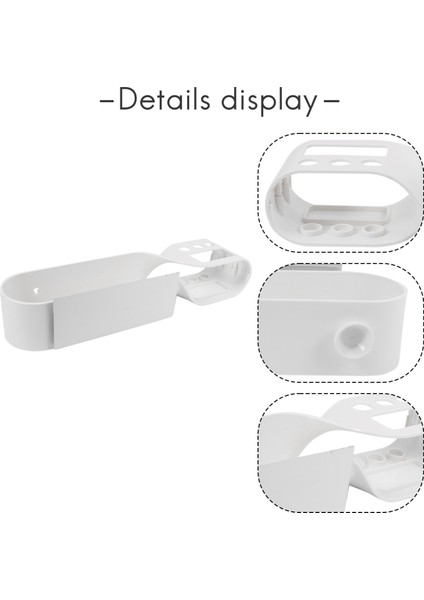 Santkuee 2 Adet Banyo Rafları Duvara Monte Organizatör Diş Fırçası Diş Macunu Tutucu Depolama Rafı Banyo Aksesuarları Için (Yurt Dışından) indirimleri
