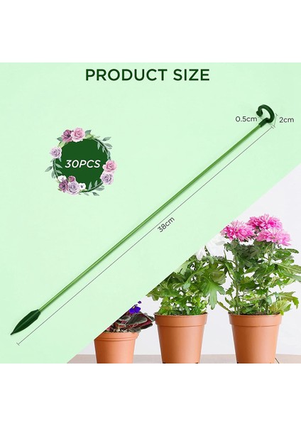 Santkuee 30 Adet Bitki Desteği Sebzeler, Çiçekler, Bitkiler, Bitki Büyümesi Için Tırmanma Ağı Için Köklü Bahçe Çiçek Desteği (Yurt Dışından) fiyatları