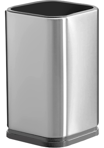 Santkuee Paslanmaz Çelik Çatal Bıçak Tutucu Derin Stabilite Için Tezgah Siyah Pişirme Gereçleri Tutucu Için Uygundur (Yurt Dışından)