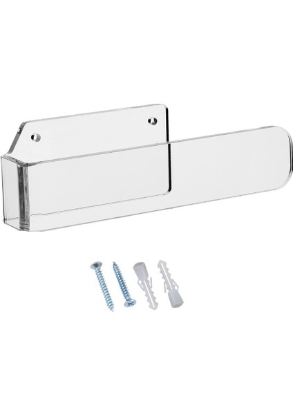 Santkuee Akrilik Havlu Askısı Kendinden Yapışkanlı Duvar Asılı Havlu Tutucu Mutfak Havlu Askısı Askı Depolama Rafı, Şeffaf Renk (Yurt Dışından)