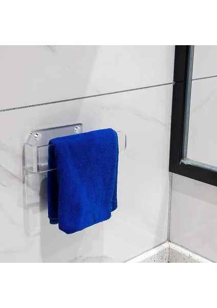 Santkuee Akrilik Havlu Askısı Kendinden Yapışkanlı Duvar Asılı Havlu Tutucu Mutfak Havlu Askısı Askı Depolama Rafı, Şeffaf Renk (Yurt Dışından) fiyatları