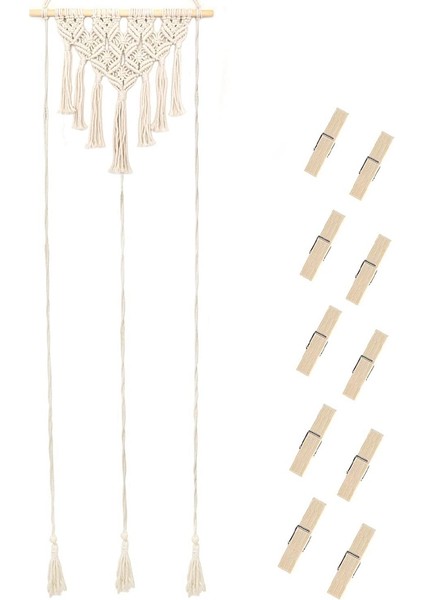 Santkuee Şapka Organizatör Şapka Duvar Asılı Şapka Askısı Duvar Depolama Için Şapka Rafı El Dokuma Şapka Depolama Askısı (Yurt Dışından)