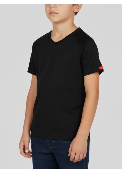 Çocuk Termal Tişört 2. Seviye 9249 - Siyah