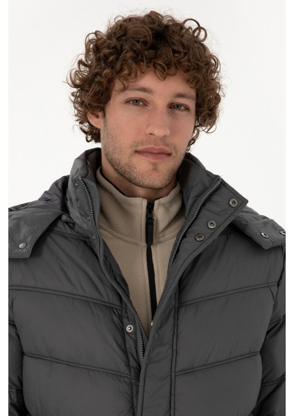 Erkek Gri Kaban 50312002-VR024 fiyatları