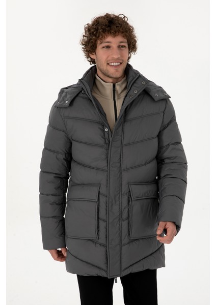 Erkek Gri Kaban 50312002-VR024 modelleri