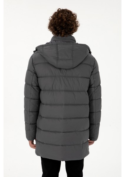 Erkek Gri Kaban 50312002-VR024 indirimleri