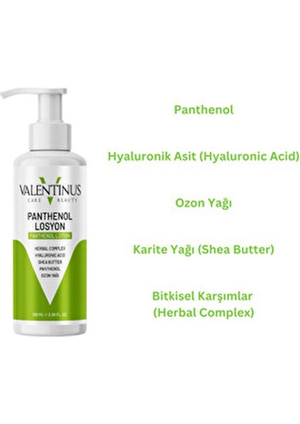 Panthenol Losyon Lazer Epilasyon Sonrası Nemlendirici Etki 100 ml Cilt Bakımı fırsatları