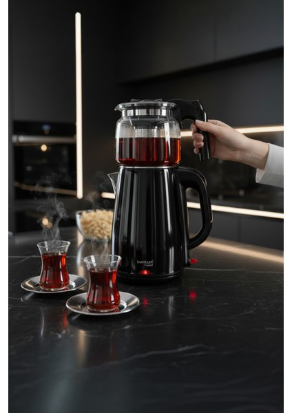 Teatech Cam Demlikli Çay Makinası