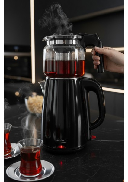 Teatech Cam Demlikli Çay Makinası fiyatları