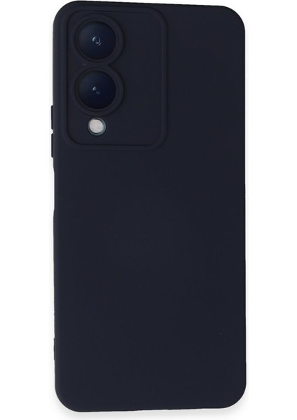 Vivo Y17S Kadife Dolgulu Lansman Silikon Kılıf Rcv/Nano Lansman
