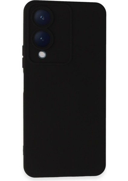 Vivo Y17S Kadife Dolgulu Lansman Silikon Kılıf Rcv/Nano Lansman