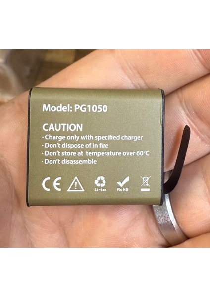 2 Adet PG1050 Batarya Eken Aksiyon Kamera Bataryası 3.7V 1050MAH 3.885WH indirimleri