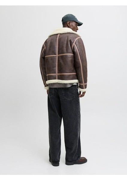 Jack Jones Lıverpool Avıator Suni Deri Erkek Ceket 12282948 fırsatları