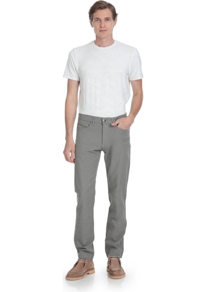 Haki Regular Fit Pamuklu 5 Cep Kanvas Pantolon fiyatları