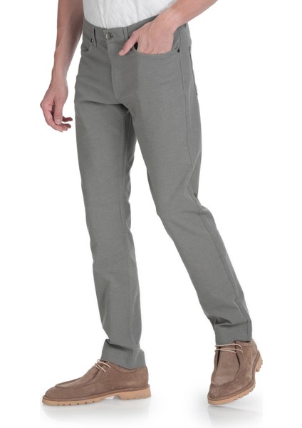 Haki Regular Fit Pamuklu 5 Cep Kanvas Pantolon modelleri