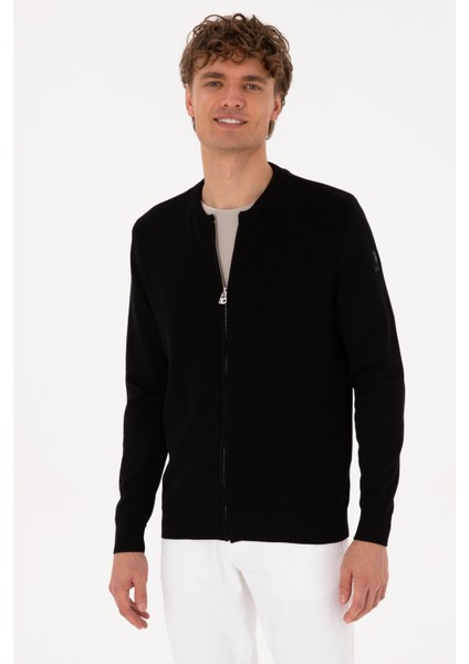 Erkek Siyah Hırka (Triko) 50313721-VR046 modelleri