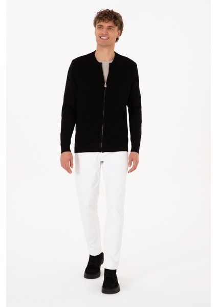 Erkek Siyah Hırka (Triko) 50313721-VR046 fırsatları