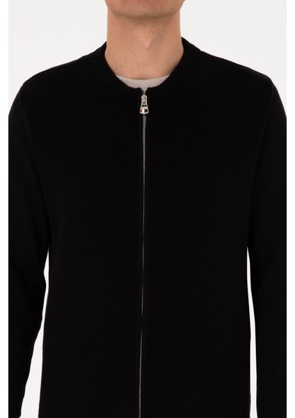 Erkek Siyah Hırka (Triko) 50313721-VR046