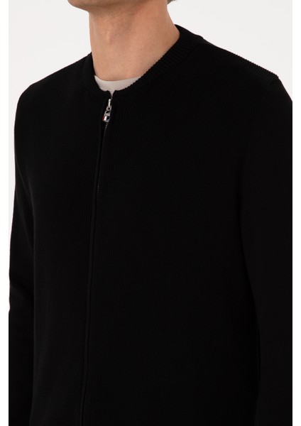 Erkek Siyah Hırka (Triko) 50313721-VR046