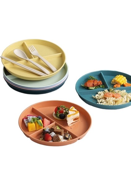 Ev Tipi Üç Bölmeli Plastik Servis Tepsisi (Yurt Dışından) modelleri