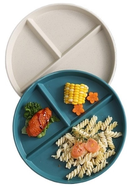 Ev Tipi Üç Bölmeli Plastik Servis Tepsisi (Yurt Dışından) fiyatları