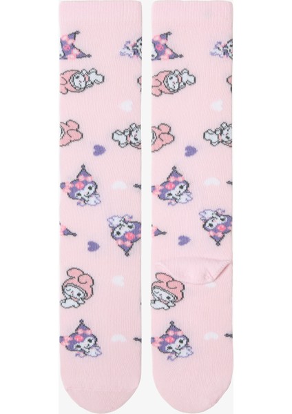 Açık Pembe Kız Çocuk My Melody Pantolon Çorabı