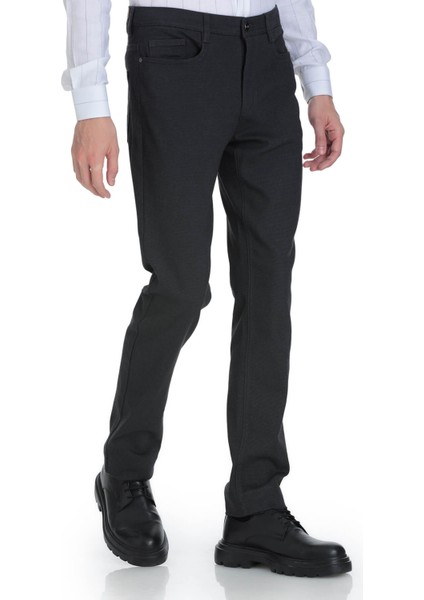 Antrasit Regular Fit 5 Cep Pamuklu Kot Pantolon modelleri