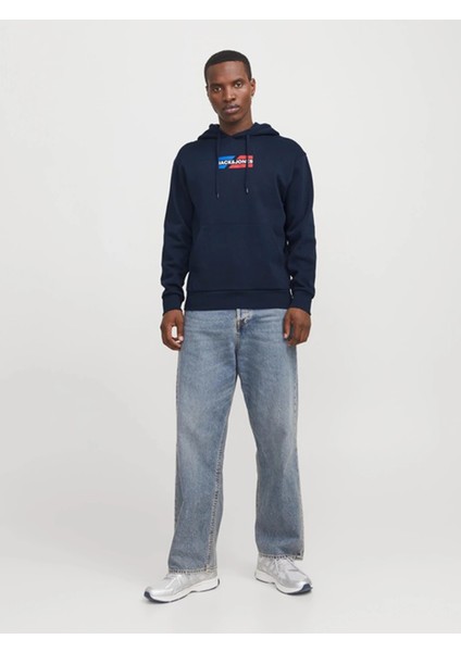 Jack&jones 12268422 Kapsonlu Erkek Sweat - Lacivert fiyatları