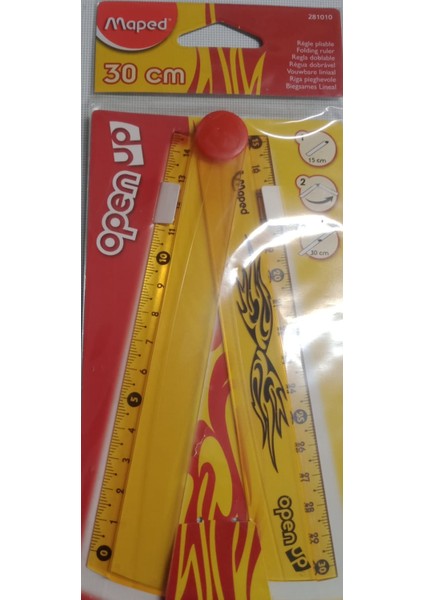 30CM Katalabilir Cetvel Sarı Renk