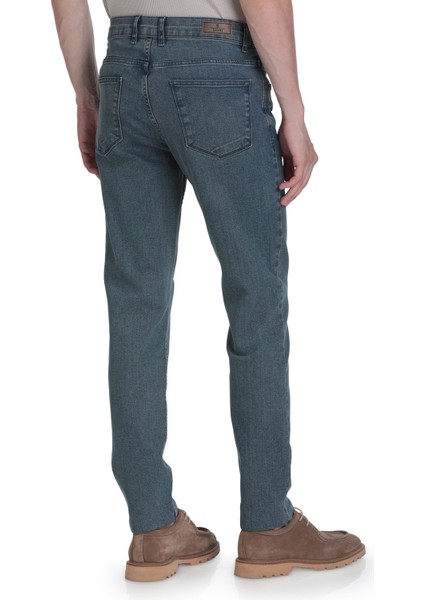 Mavi Rahat Kesim 5 Cep Pamuklu Kot Pantolon indirimleri